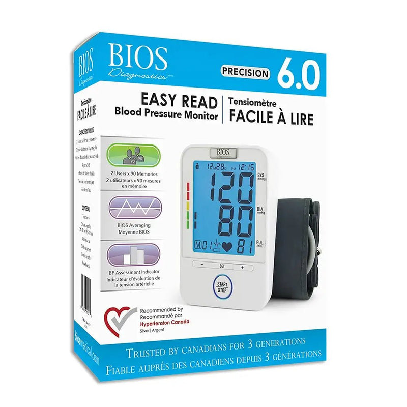 Blood Pressure Monitor - Series 6.0 Easy Read - BD201