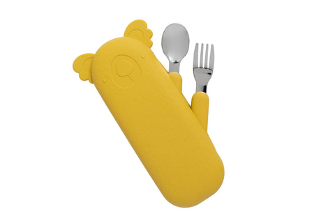 the cotton cloud - Zoe the Koala Cutlery Set and Case