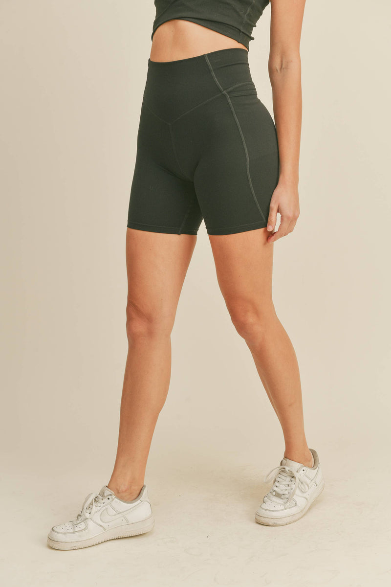 KIMBERLY C - Black Power Sculpt Eco Biker Short - Home & Well 