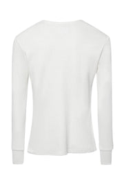Wolfe Co. Apparel and Goods® - White Straight Hem Waffle Knit - Home & Well 