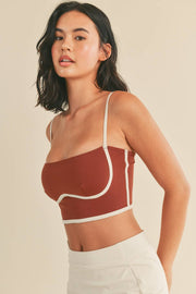 KIMBERLY C - Cinnamon Sculpting Bra Tank - Home & Well 