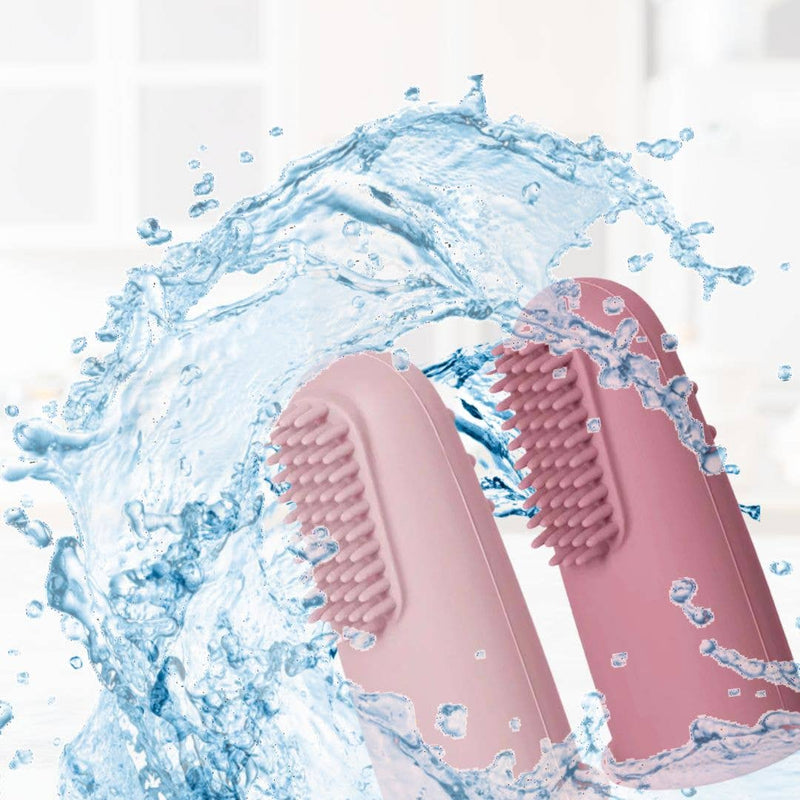 Baby Bliss - Infant Toothbrush (2 Pack) - Dusty Teal/Almond - Home & Well 