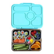 Yumbox - Stainless Steel Leakproof Bento Box - Tulum Blue - Home & Well 