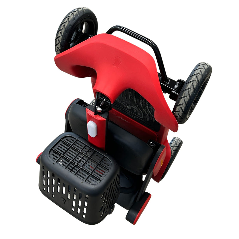 Compact & stylish Red 4-Wheel Mobility Scooter