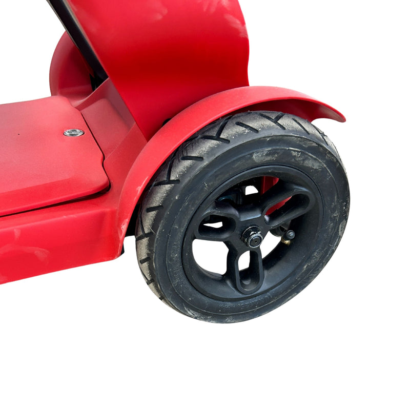 Compact & stylish Red 4-Wheel Mobility Scooter