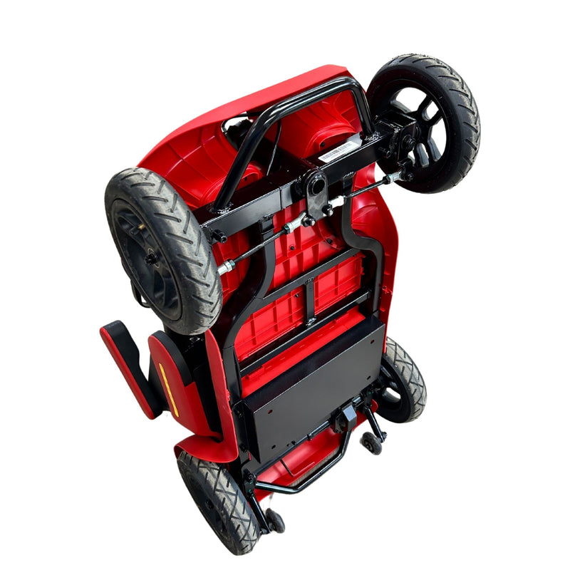 Compact & stylish Red 4-Wheel Mobility Scooter