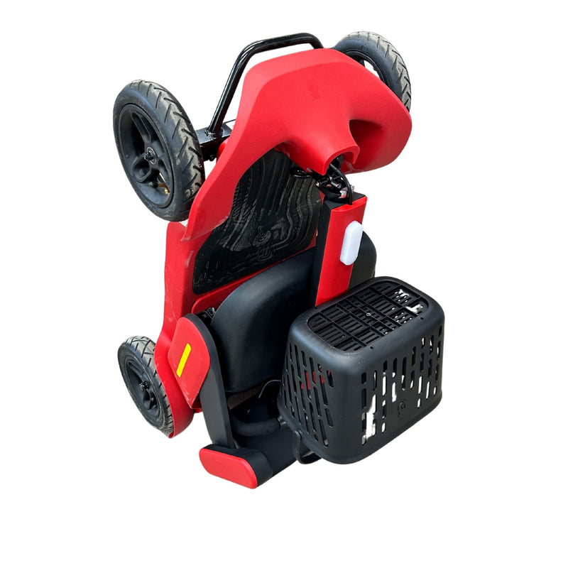 Compact & stylish Red 4-Wheel Mobility Scooter