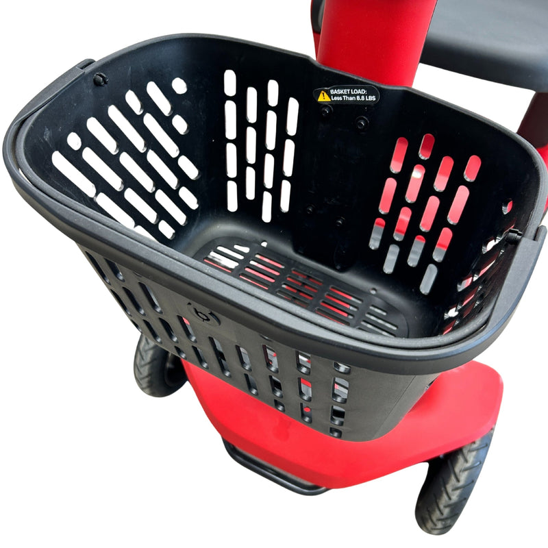 Compact & stylish Red 4-Wheel Mobility Scooter