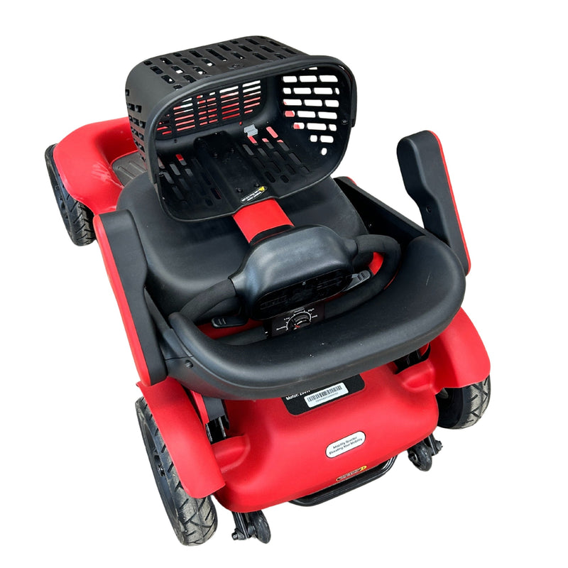 Compact & stylish Red 4-Wheel Mobility Scooter