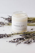 Lavender Mint Soy Candle - Home & Well 