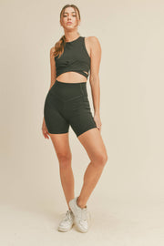 KIMBERLY C - Black Power Sculpt Eco Biker Short - Home & Well 