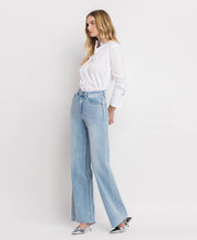 VERVET by FLYING MONKEY Super High Rise Wide Leg Jeans WORK SONG - Home & Well