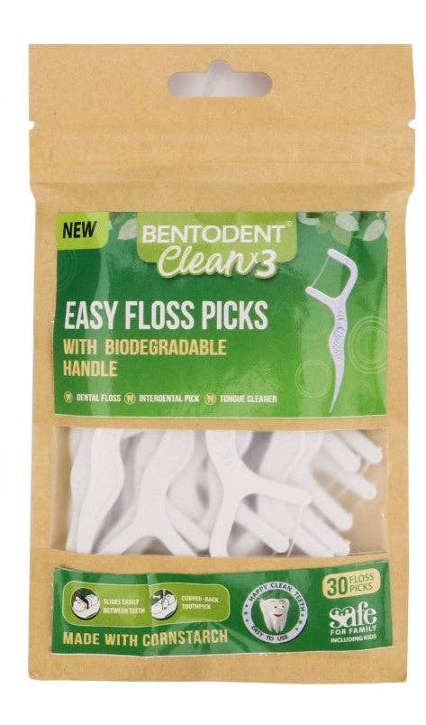 Biodegradable Dental Floss Picks - Home & Well 