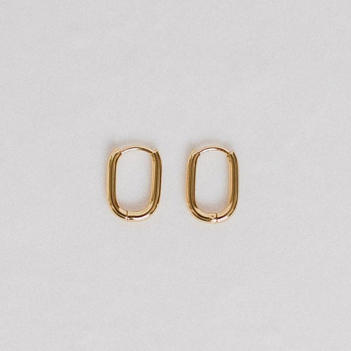 PETITE GOLD - Dainty Oval Earrings - Home & Well 