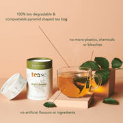 Tease | Wellness Tea Blends + Accessories - Midnight Mint | All Natural Biodegradable, Organic Tea Blend - Home & Well 