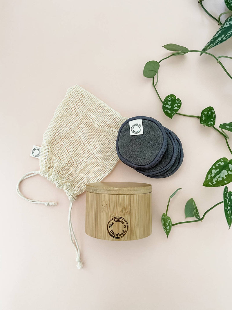 The future is bamboo - Bamboo Charcoal Facial Rounds - STARTER KIT - Home & Well