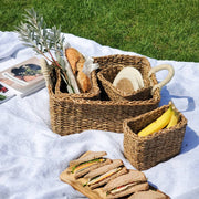 KORISSA - Handwoven Wicker Storage Basket • Savar Everything Basket - Home & Well 