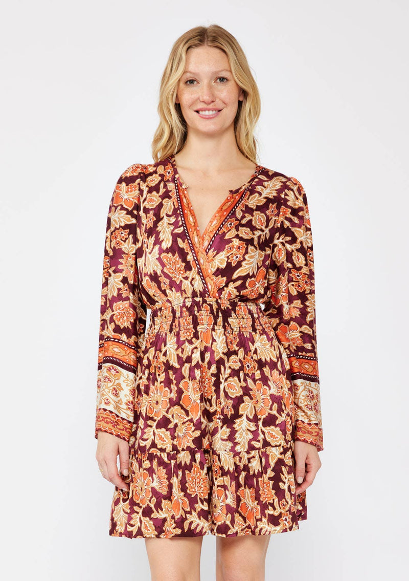 Lovestitch - Bohemian Long Bell Sleeve Mini Dress - Home & Well