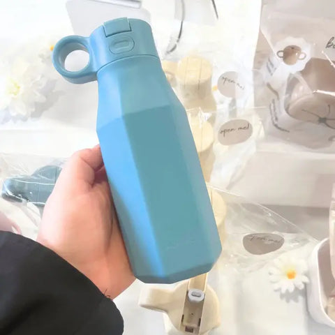 Baby Bliss - Kids Water Bottle - Dusty Blue - Home & Well 