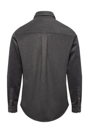 Wolfe Co. Apparel and Goods® - Grey Wool Button Down - Home & Well 
