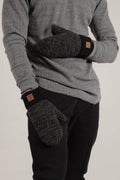 Wolfe Co. Apparel and Goods® - Charcoal Fleece Lined Mitts - Home & Well 