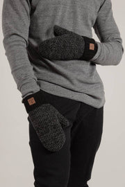 Wolfe Co. Apparel and Goods® - Charcoal Fleece Lined Mitts - Home & Well 
