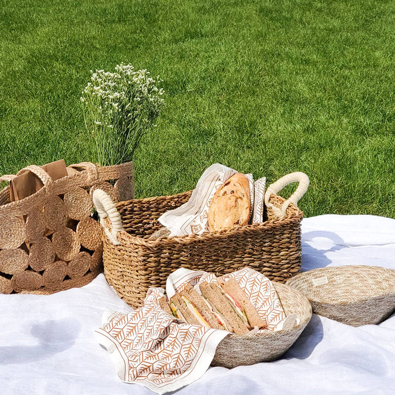KORISSA - Handwoven Wicker Storage Basket • Savar Everything Basket - Home & Well 