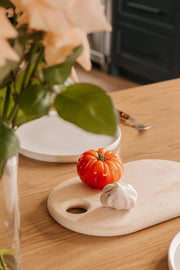 Hudson and Oak - Oval Maple Cutting Board - Home & Well 