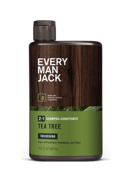 EVERY MAN JACK 2-in-1 Thickening Shampoo Tea Tree - Home & Well 