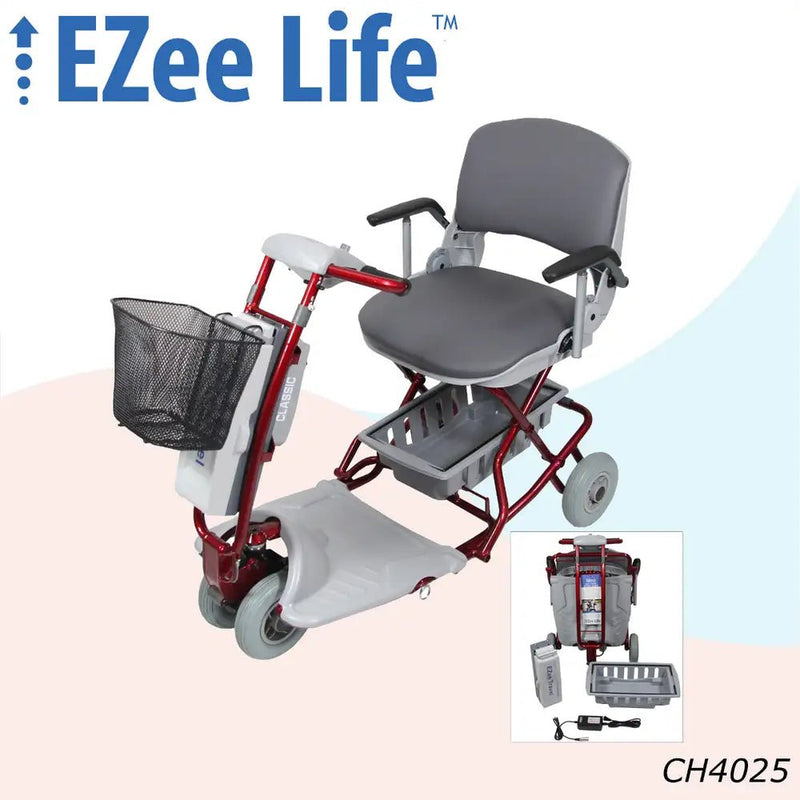 Ezee Classic - Portable Scooter - Dual Front Wheel Drive