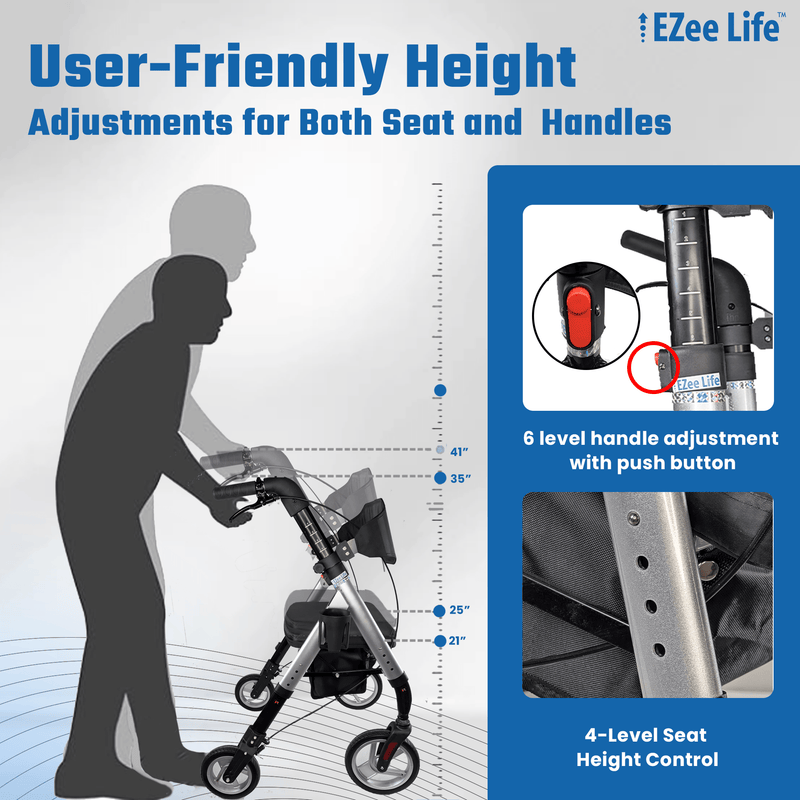 EZee Life Bariatric Rollator