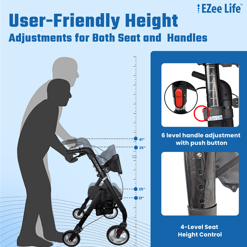 EZee Life Bariatric Rollator