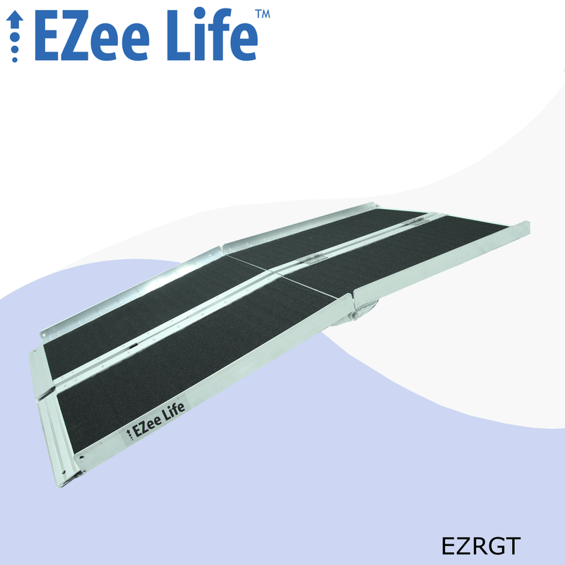 EZee Life Multifold Portable Wheelchair Ramp 6 feet - with Grip Tape