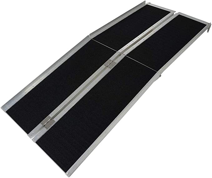 EZee Life Multifold Portable Wheelchair Ramp with Grip Tape 10 feet/120 Inches