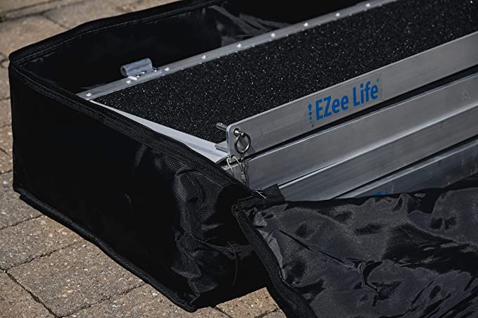 EZee Life Multifold Portable Wheelchair Ramp with Grip Tape 10 feet/120 Inches