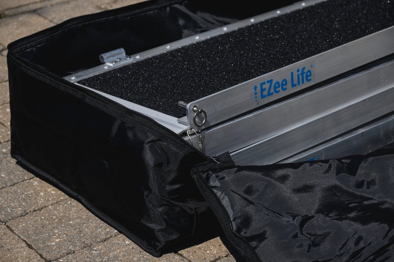 EZee Life Multifold Portable Wheelchair Ramp with Grip Tape 10 feet/120 Inches