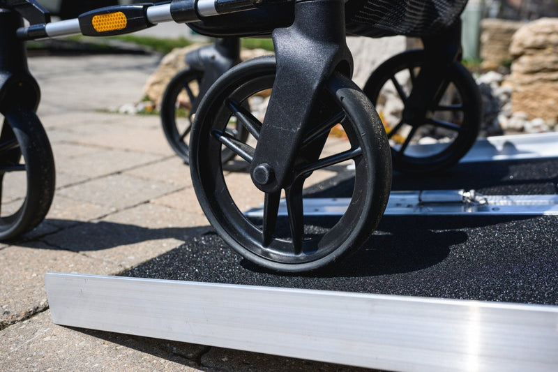 EZee Life Multifold Portable Wheelchair Ramp with Grip Tape 8 feet/96 Inches