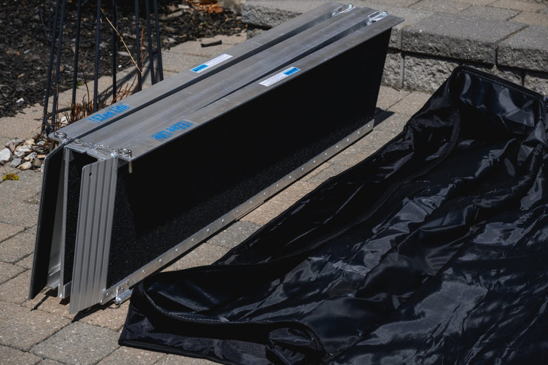 EZee Life Multifold Portable Wheelchair Ramp with Grip Tape 8 feet/96 Inches