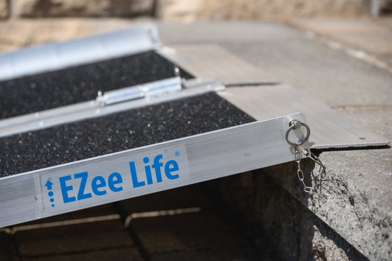 EZee Life Multifold Portable Wheelchair Ramp with Grip Tape 8 feet/96 Inches