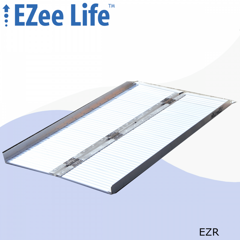 EZee Life Single fold Portable Wheelchair Ramp 3 feet - with Grip tape