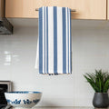 Fabstyles - Fabstyles Broadway Stripe Cotton Kitchen Towels Set of 4 - Home & Well 