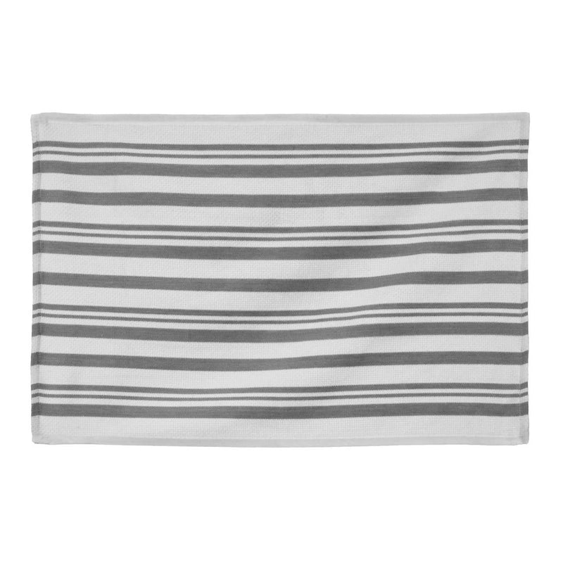 Fabstyles - Fabstyles Broadway Stripe Cotton Kitchen Towels Set of 4 - Home & Well 