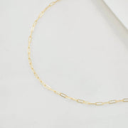 PETITE GOLD - Paperclip Chain - Home & Well 