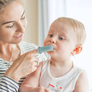 Baby Bliss - Infant Toothbrush (2 Pack) - Dusty Teal/Almond - Home & Well 