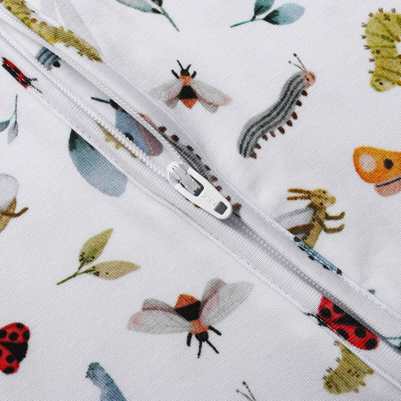 Early Grey - Bamboo Zip Sleeper - Bugs - Home & Well 