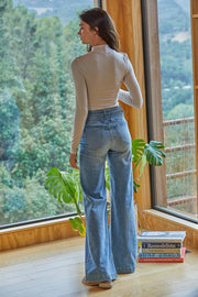 By Together - L2496 | Perfect Layering Turtleneck Long Sleeve Top - Home & Well 