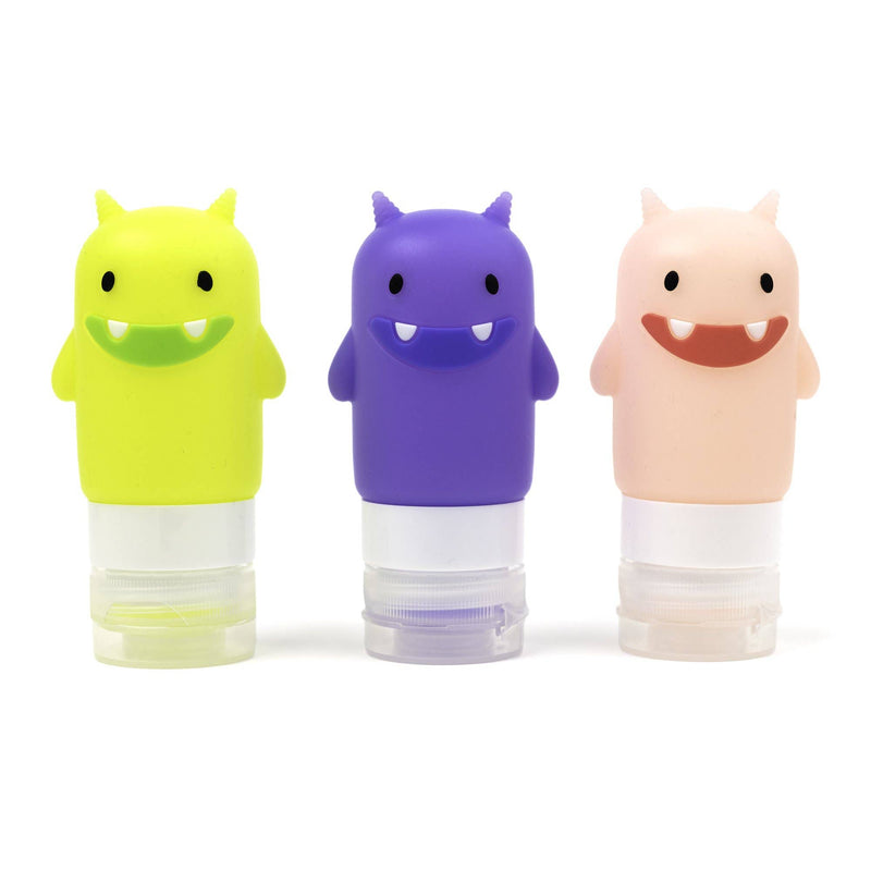 Yumbox - Funny Monsters - Silicone Condiment Squeeze Bottles (Set of 3)