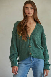 By Together - W1546 | Knit Sweater Button Down Cardigan - Home & Well