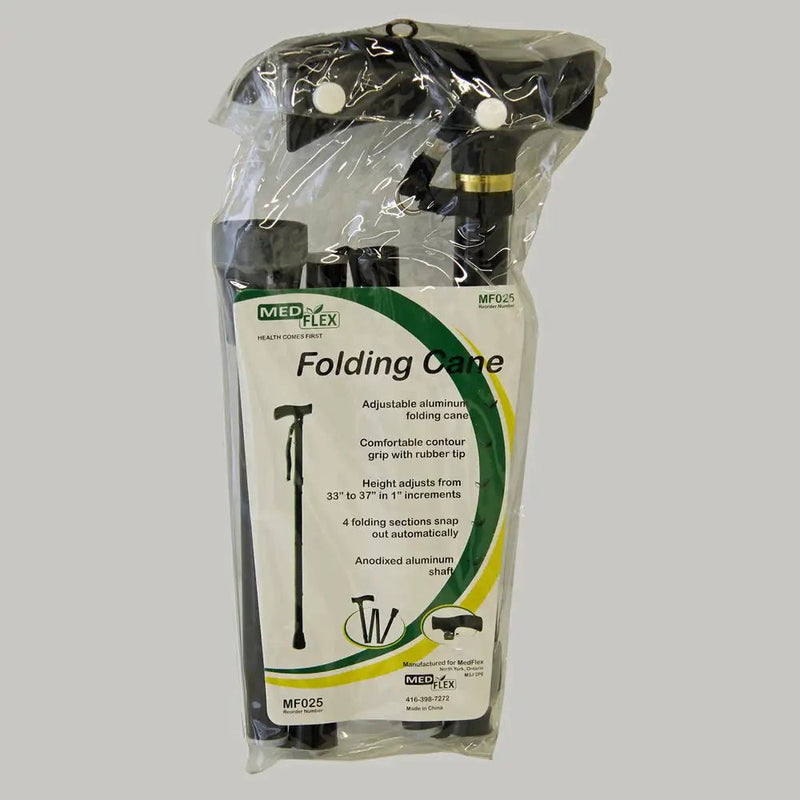 Folding Adjustable Height Cane