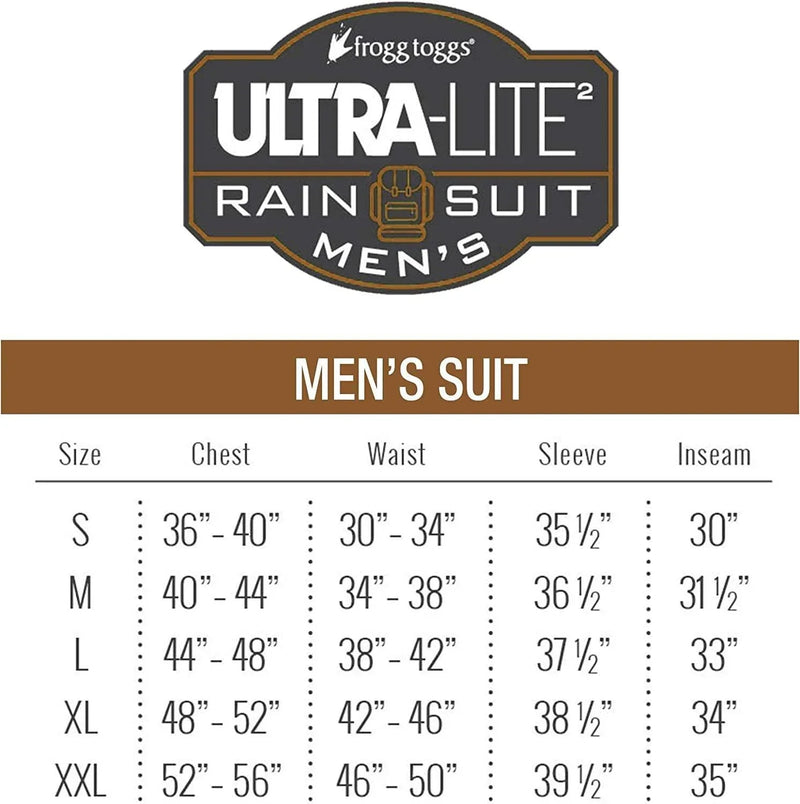 Frogg Toggs Ultra-Lite2 Rain Suit - Camouflage